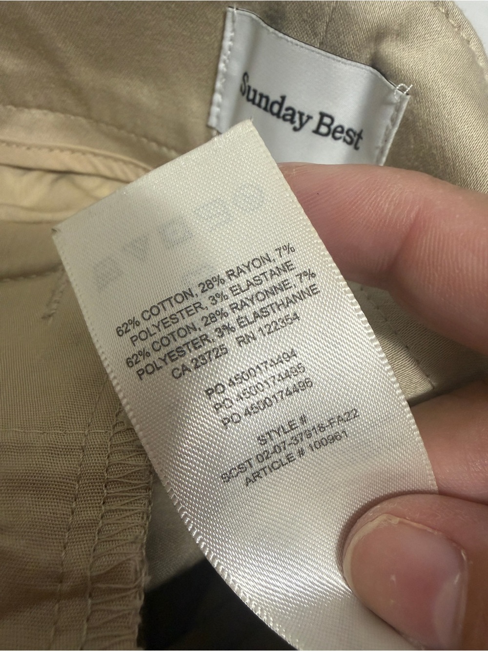 Aritzia Sunday Best Rider Skirt Tan - Picture 9 of 10
